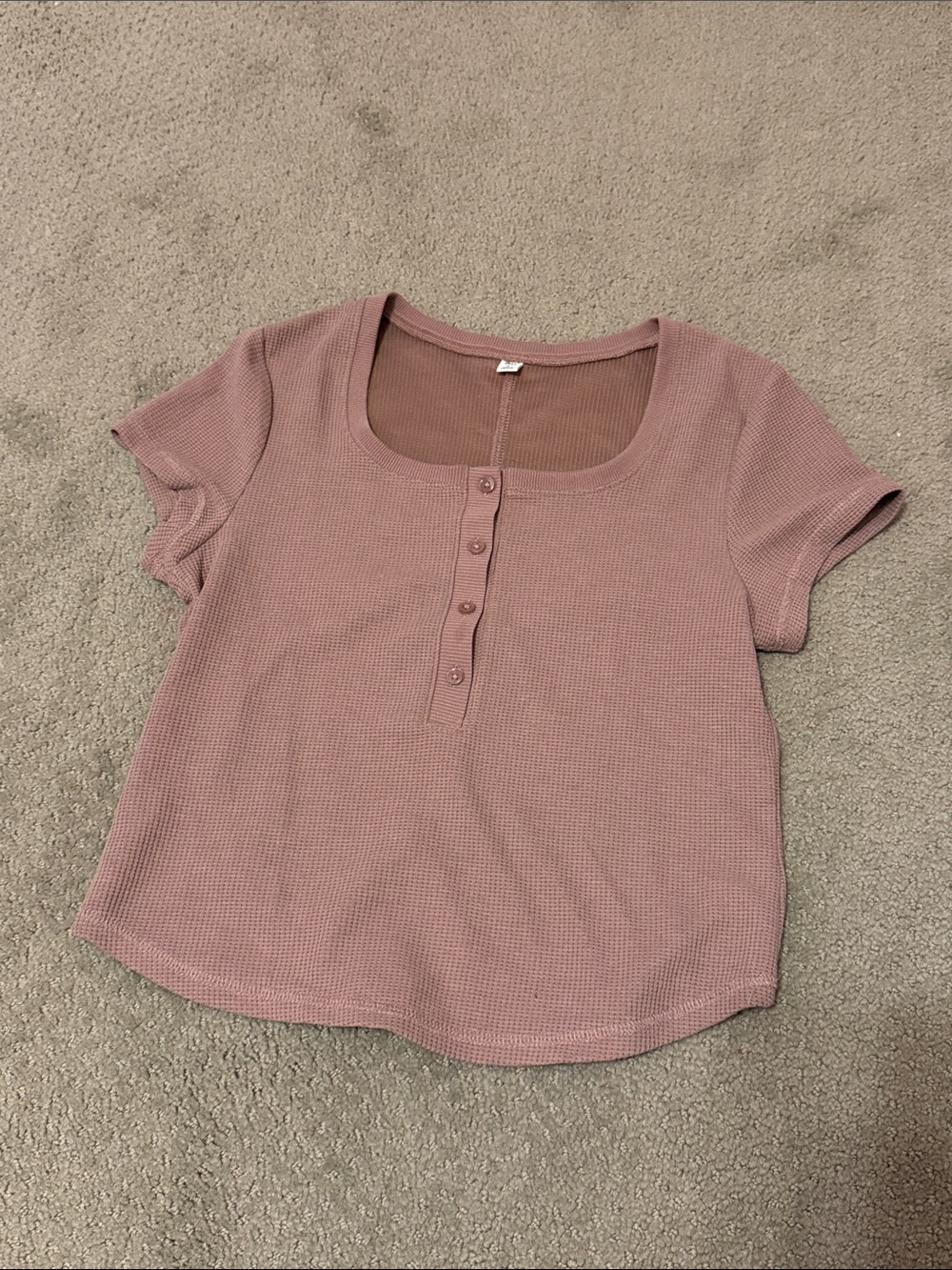 GU Button Up Short Sleeve Top